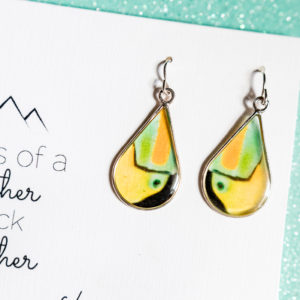teardrop toucan earrings