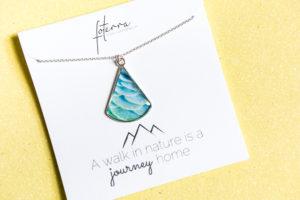 Mexican Snowball Cactus Resin Necklace