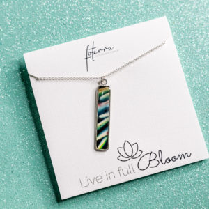 mexican snowball cactus photo necklace