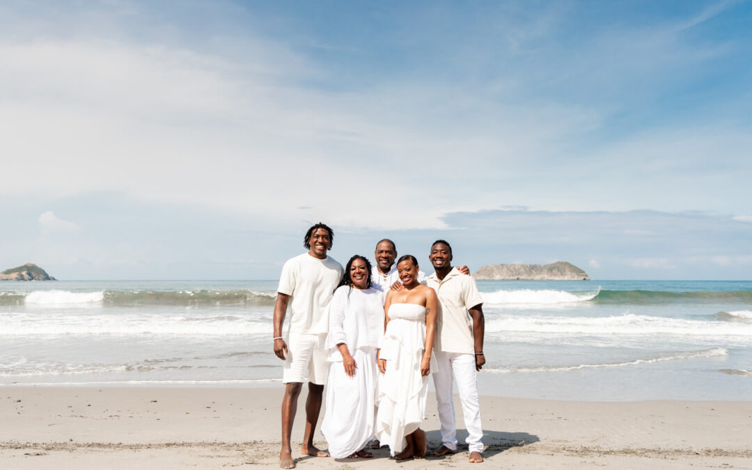 What to Wear for Family Photos on the Beach in Costa Rica